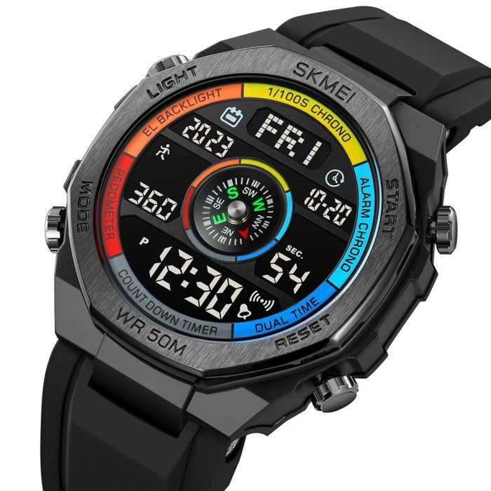 Skmei 2209CLBK Colorful-Black STOPPED SALE