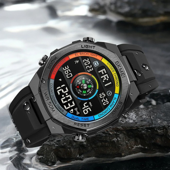 Skmei 2209CLBK Colorful-Black STOPPED SALE