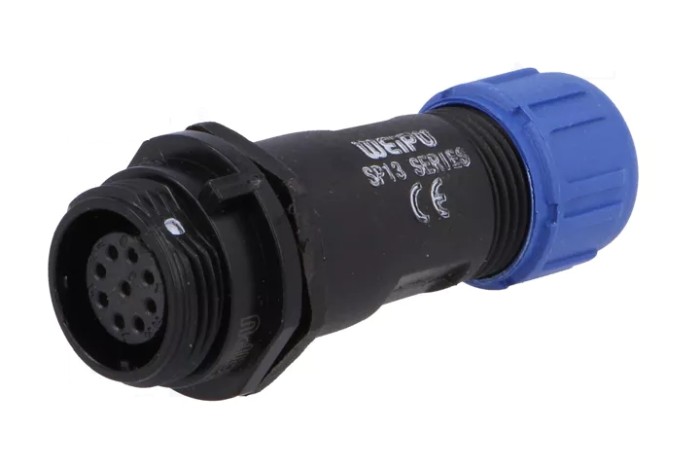 Конектор WEIPU SP1311C/S9 9pin мама IP68
