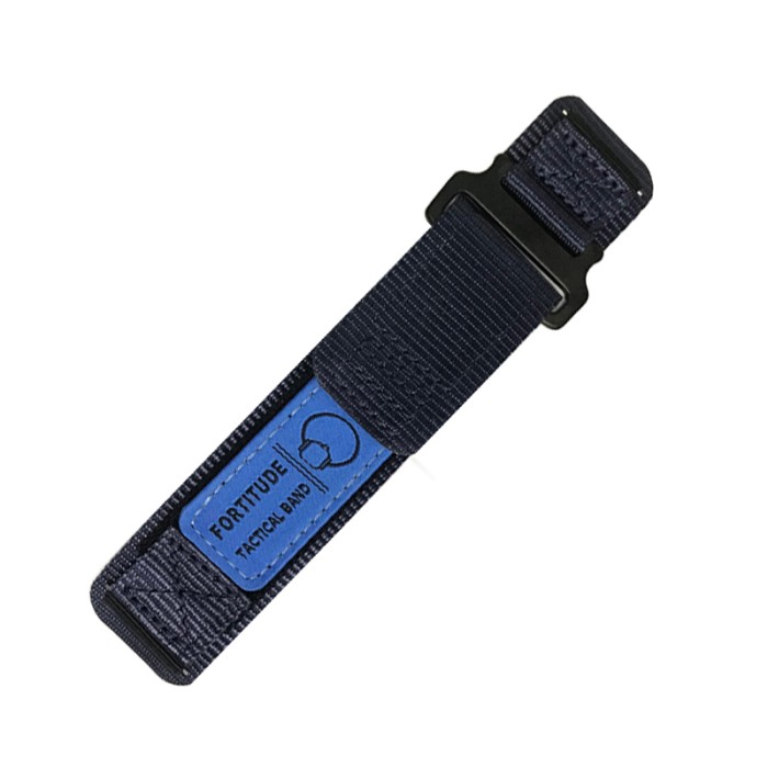 Ремінець для годинника Nylon Blue 22 мм