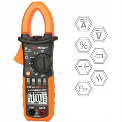 Токові кліщі з функціями мультиметра та True RMS PeakMeter  PM2108