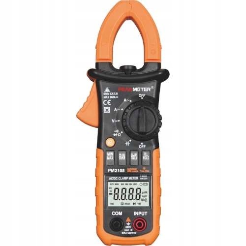 Токові кліщі з функціями мультиметра та True RMS PeakMeter  PM2108