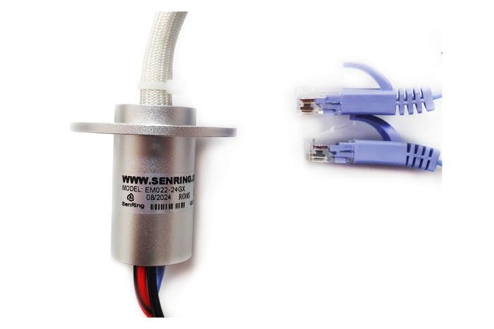 Контактне кільце Senring EM022-24GX 22мм ethernet+2x20A+2x2A