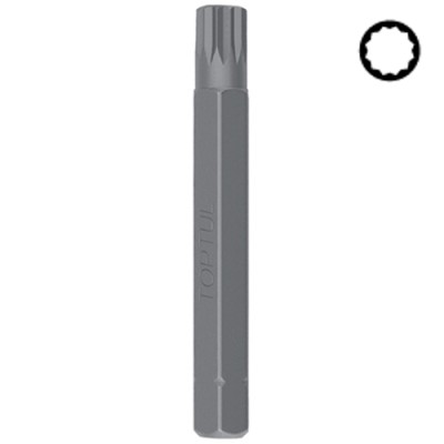 Біта SPLINE TOPTUL 10 мм L  -  75 мм M12 FSFB1212
