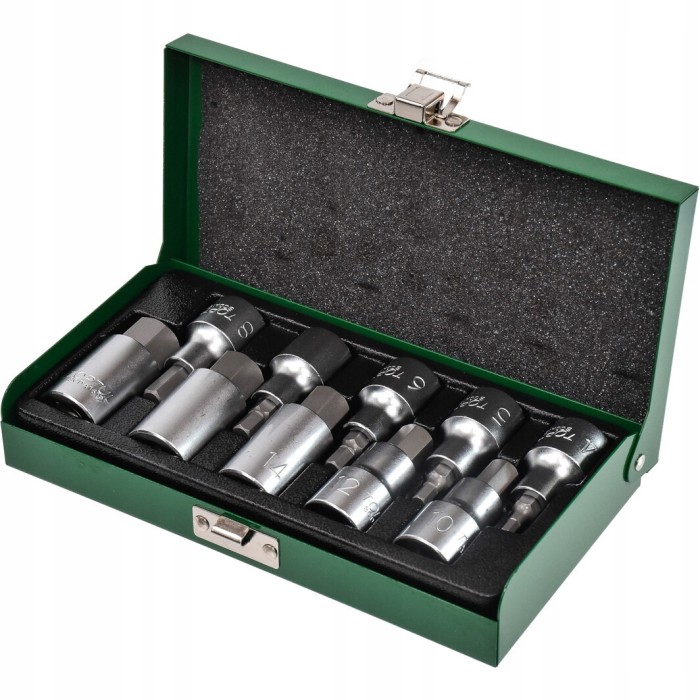 Набір головок-біт шестигранник TOPTUL 1/2" Н4-Н19 GAAD1007