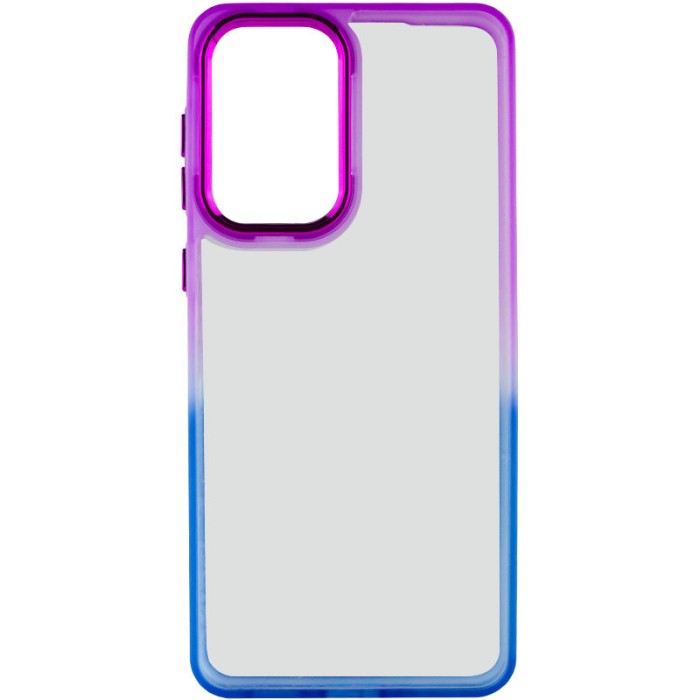 Чохол TPU+PC Fresh sip series для Samsung Galaxy A35 Чорний / Синій