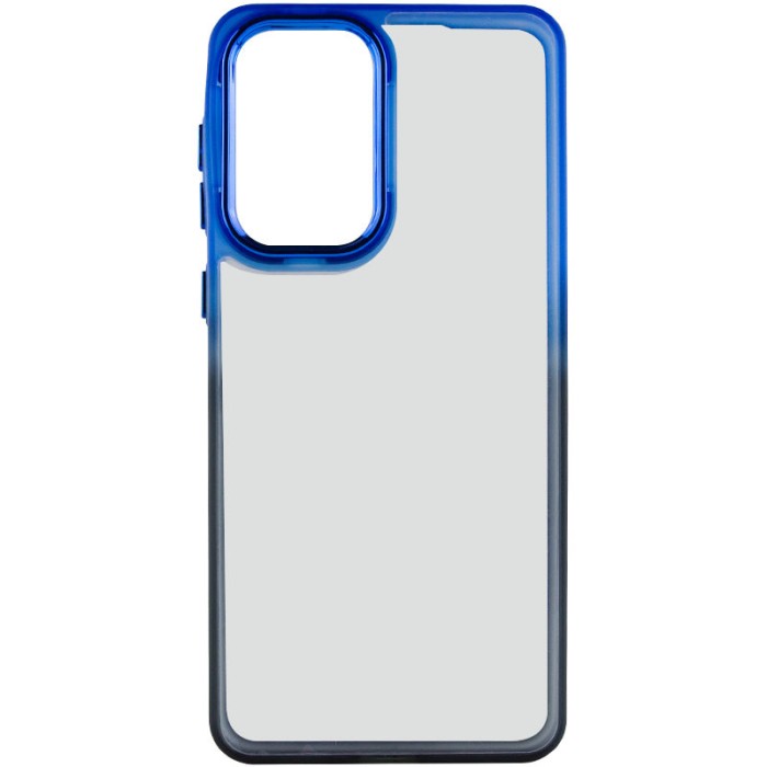 Чохол TPU+PC Fresh sip series для Samsung Galaxy A35 Чорний / Синій