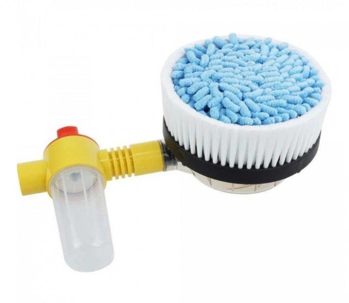Вращающаяся щетка насадка для шланга Water Blast Cleaner Roto Brush