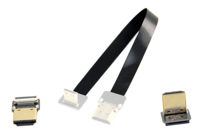 Шлейф 15см HDMI - HDMI 90