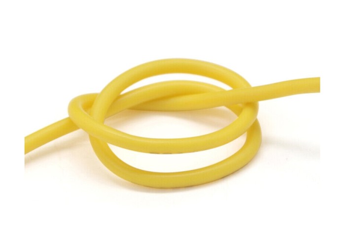 Провід силіконовий QJ 22 AWG (жовтий), 1 метр