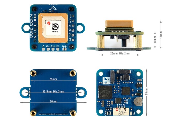 Приймач GPS Matek M10Q-3100 з компасом