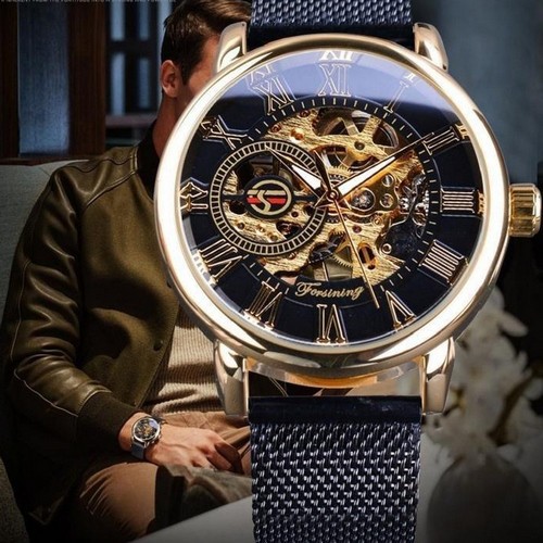 Forsining 8099  Black-Gold-Black