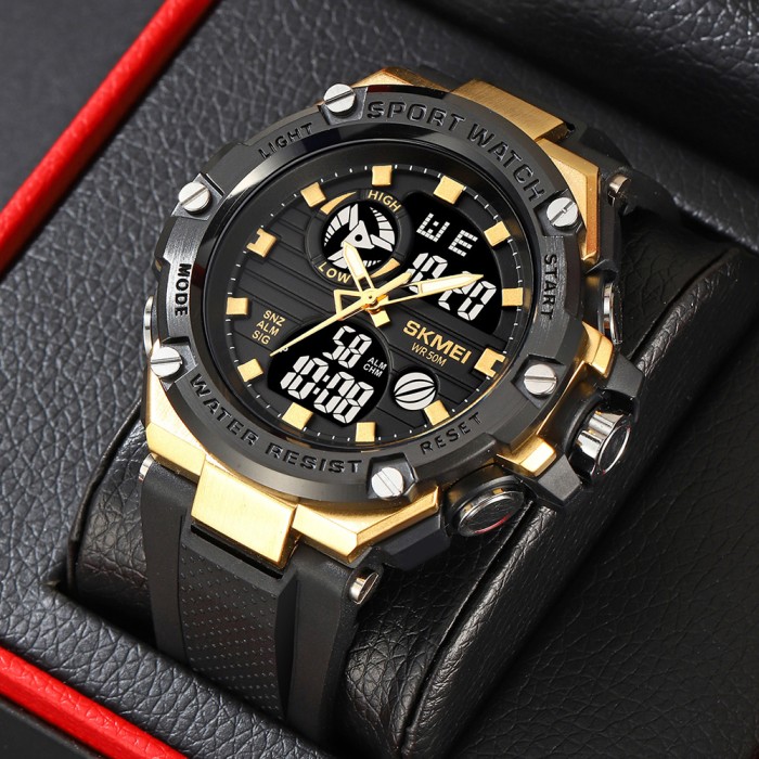 Skmei 2119BKGD Black - Gold SALE