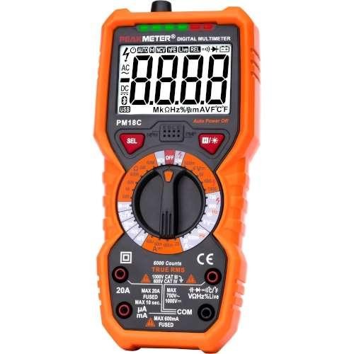 Мультиметр цифровий багатофункціональний із True RMS PeakMeter PM18C