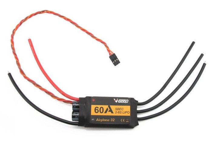 Регулятор ходу VGOOD 60A 2-6S для літаків