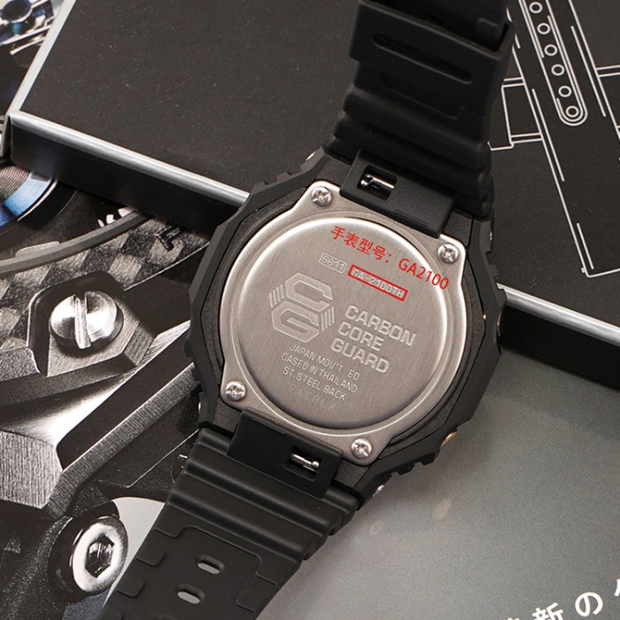 Ремінець + безель (рант) для Casio G-Shock GA-2100 Black BK