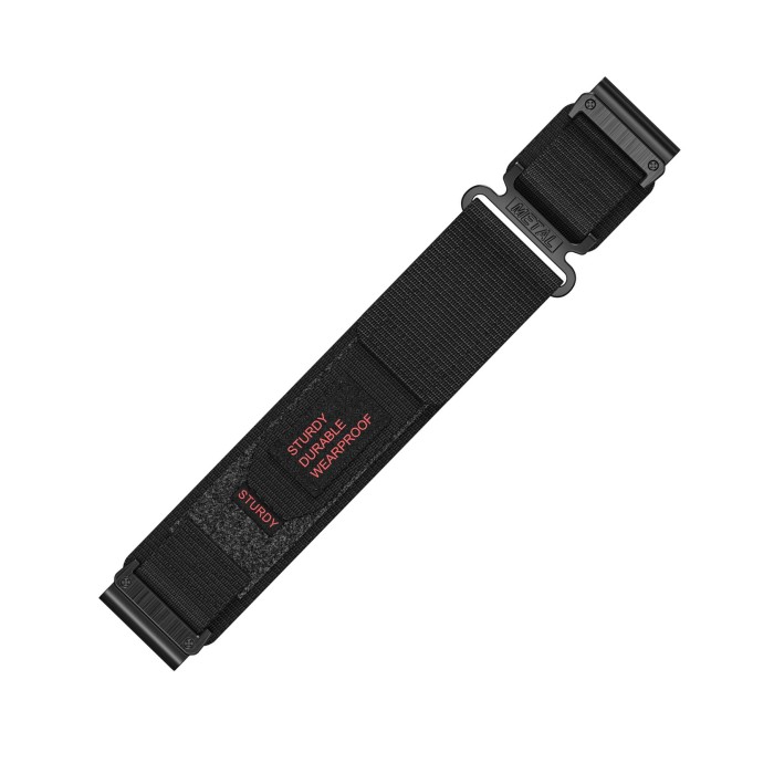 Ремінець для годинника Nylon for Garmin Black 26 мм