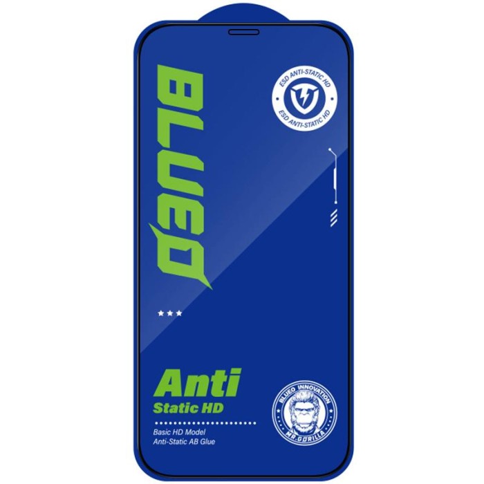 Захисне 2.5D скло Blueo Full Cover HD для Apple iPhone 12 Pro / 12 (6.1") Чорний