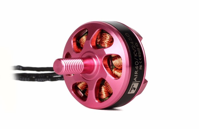 Мотор T-Motor AIR40 2205 2450KV 3-4S для мультикоптерів (рожевий)