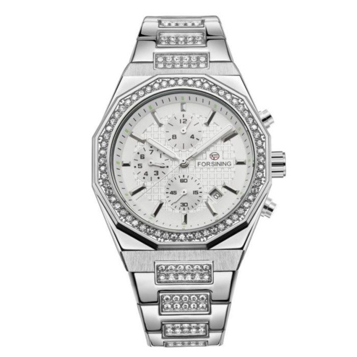 Forsining 8314 Silver-White Steel