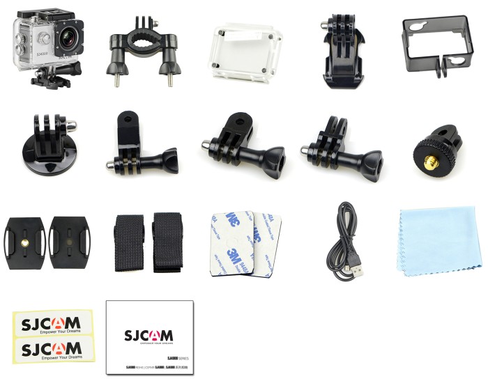 Екшн камера SJCam SJ4000 (жовтий)