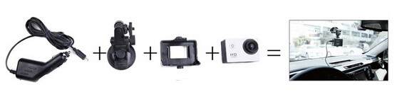 Екшн камера SJCam SJ4000 (жовтий)