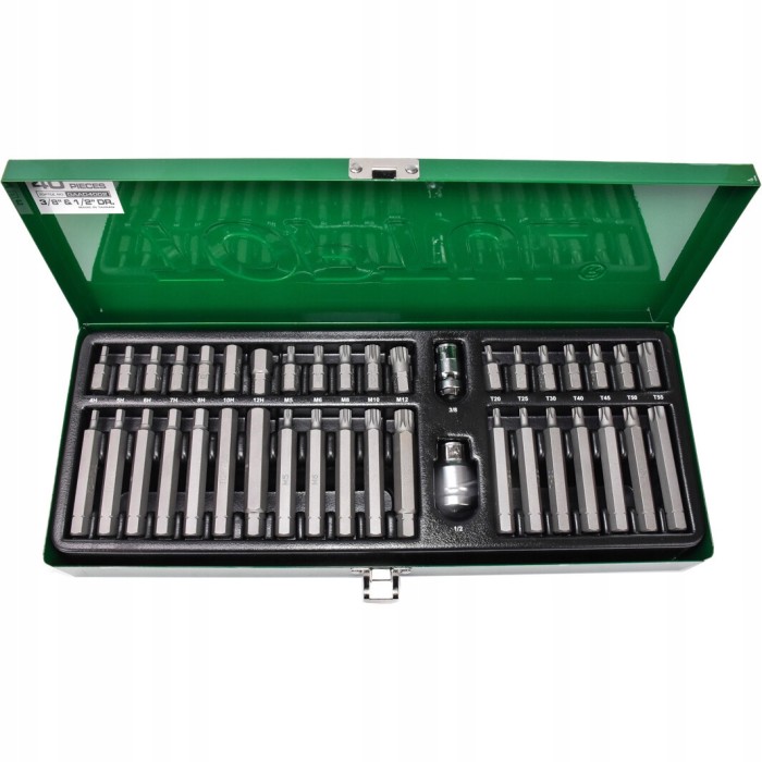 Набір біт TOPTUL 10мм HEX,TORX,SPLINE 40ед. GAAD4002