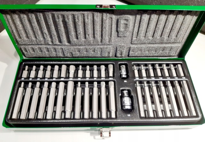 Набір біт TOPTUL 10мм HEX,TORX,SPLINE 40ед. GAAD4002