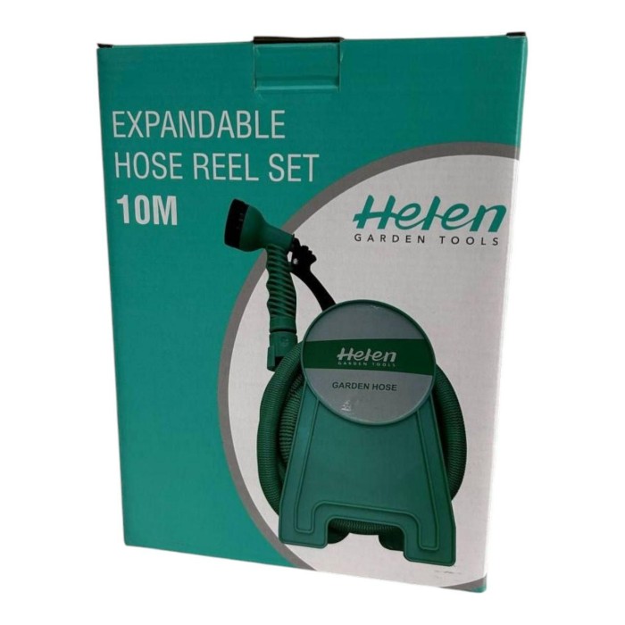 Поливочный шланг 10 м с катушкой и распылителем HELEN HP227