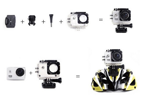 Екшн камера SJCam SJ4000 (рожевий)