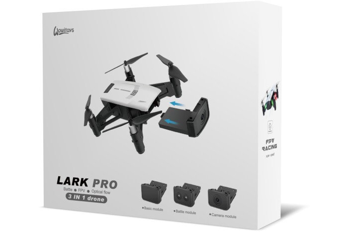 Селфідрон Wowitoys LARK PRO H4822 з камерою HD для FPV оптичною стабілізацією і ІЧ-боєм