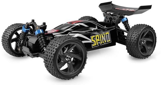 Радіокерована модель Баггі 1:18 Himoto Spino E18XBL Brushless (чорний)
