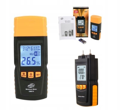 Вологомір голчастий для деревини 2-70% (28 порід, 4 типи) BENETECH GM610