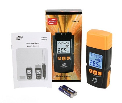 Вологомір голчастий для деревини 2-70% (28 порід, 4 типи) BENETECH GM610