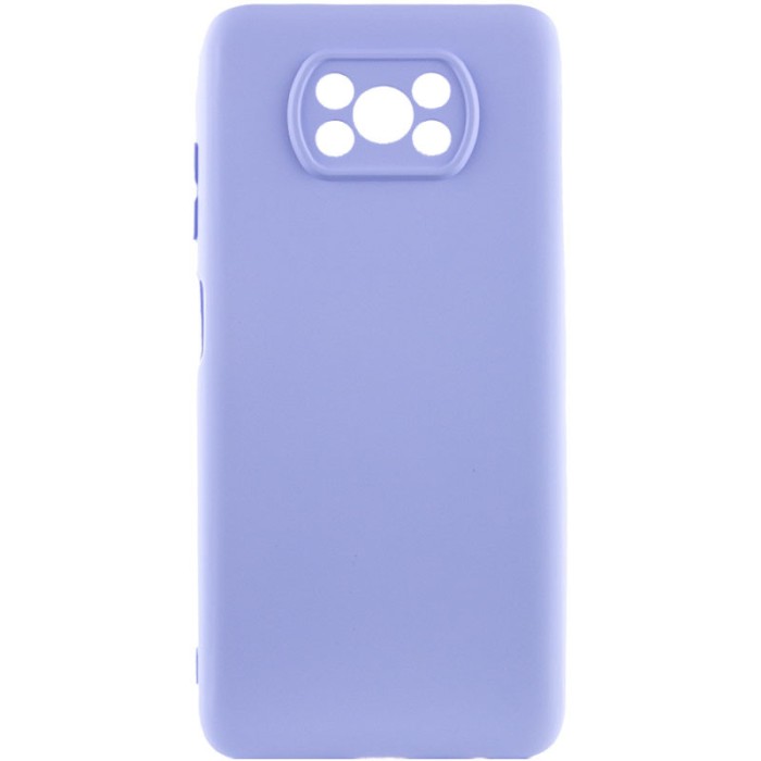 Чохол Silicone Cover Lakshmi Full Camera (AA) для Xiaomi Poco X3 NFC / Poco X3 Pro Чорний / Black