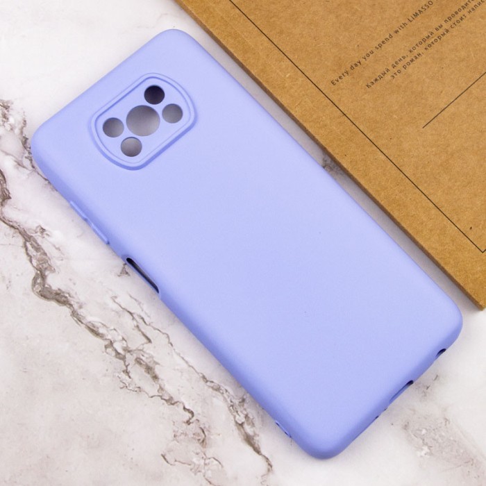 Чохол Silicone Cover Lakshmi Full Camera (AA) для Xiaomi Poco X3 NFC / Poco X3 Pro Чорний / Black