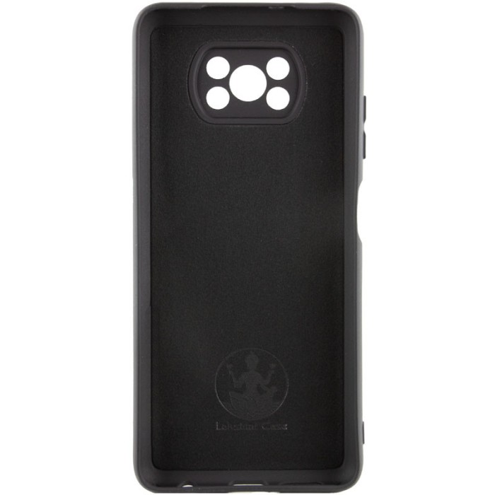 Чохол Silicone Cover Lakshmi Full Camera (AA) для Xiaomi Poco X3 NFC / Poco X3 Pro Чорний / Black