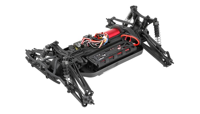 Радіокерована модель Монстр 1:10 Himoto Bowie E10MTL Brushless (чорний)