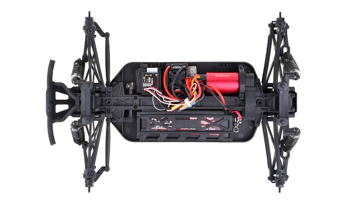 Радіокерована модель Монстр 1:10 Himoto Bowie E10MTL Brushless (чорний)