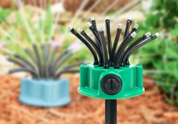 Система полива Multifunctional sprinkler на 360 градусов распылитель дождеватель для полива газона