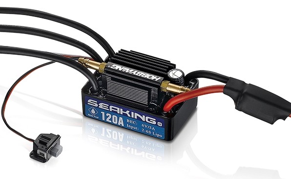 Регулятор HOBBYWING SEAKING V3 120A 2-6S для судномоделей