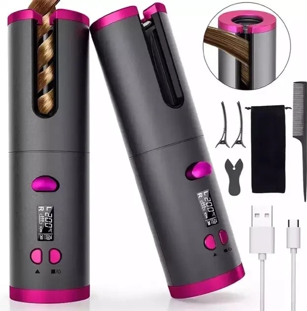 УЦЕНКА! Беспроводной стайлер для завивки волос Ramindong Hair curler RD-060 (Плохая упаковка 2701)