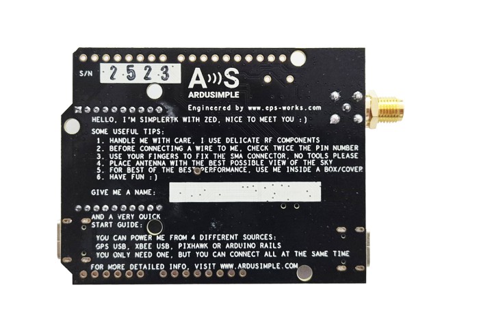 Модуль GPS RTK ArduSimple simpleRTK4 Optimum