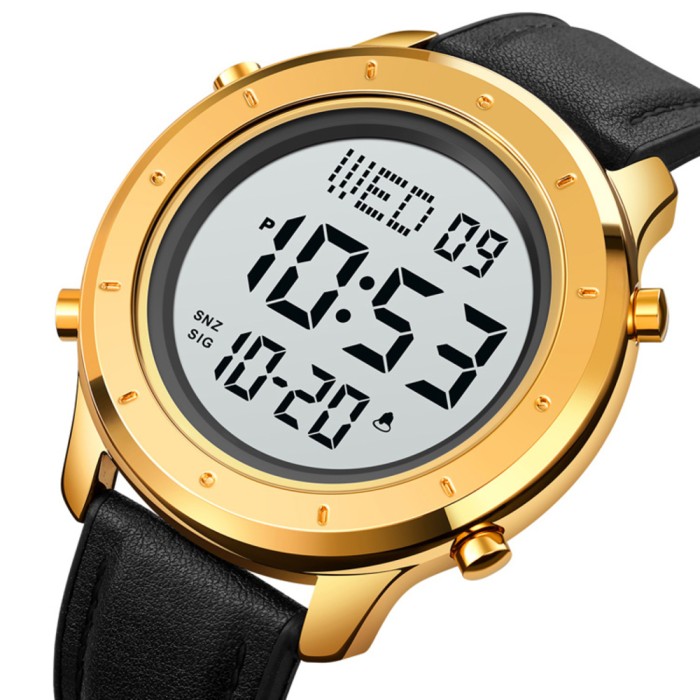 Skmei 1864LGDWT Gold-White Leather SALE