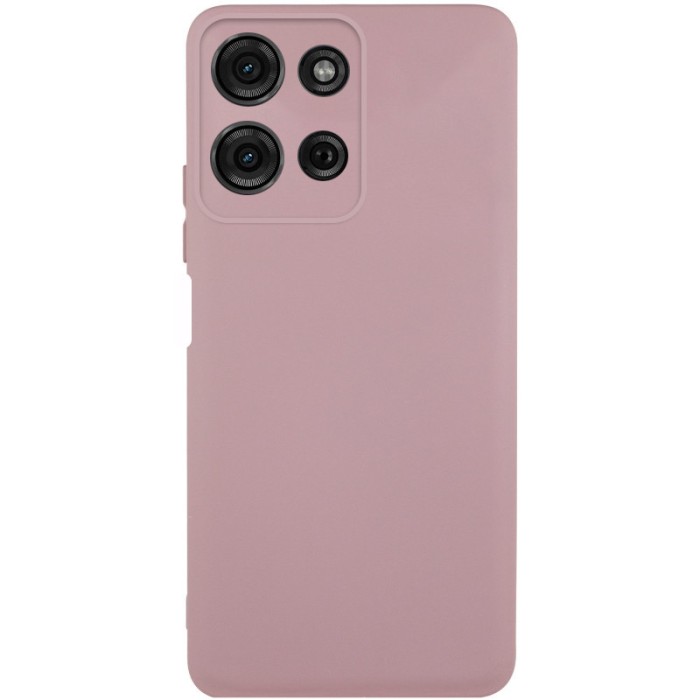 Чохол Silicone Cover Lakshmi Full Camera (AA) для Motorola Moto G75 5G Білий / White