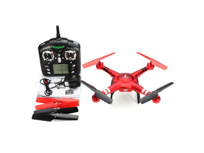 Квадрокоптер WL Toys Q222G Spaceship з барометром і FPV системою (червоний)