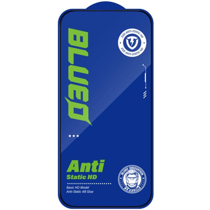 Захисне 2.5D скло Blueo Full Cover HD для Apple iPhone 13 Pro Max / 14 Plus (6.7") Чорний