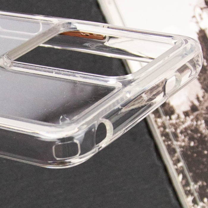 Чохол TPU+PC Clear 2.0 mm metal buttons для Xiaomi Poco F5 Pro Прозорий