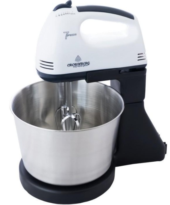 Миксер ручной с 2 л чашей 7 режимов Crownberg CB-7321