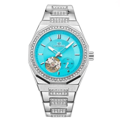 Forsining 831 Silver-Blue Steel